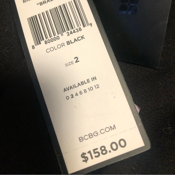 BCBG Flare Leg Black Pants - go from business to festival - Picture 7 of 9